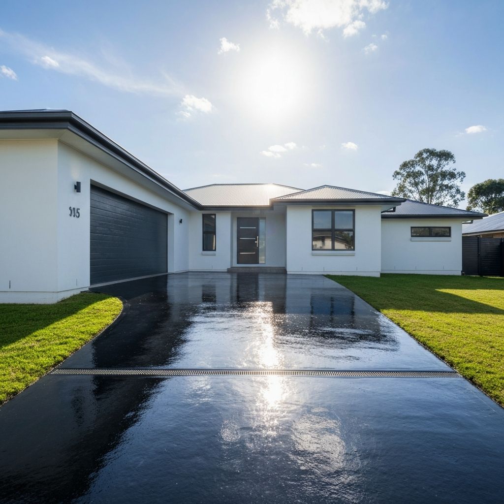 Professional power washing result